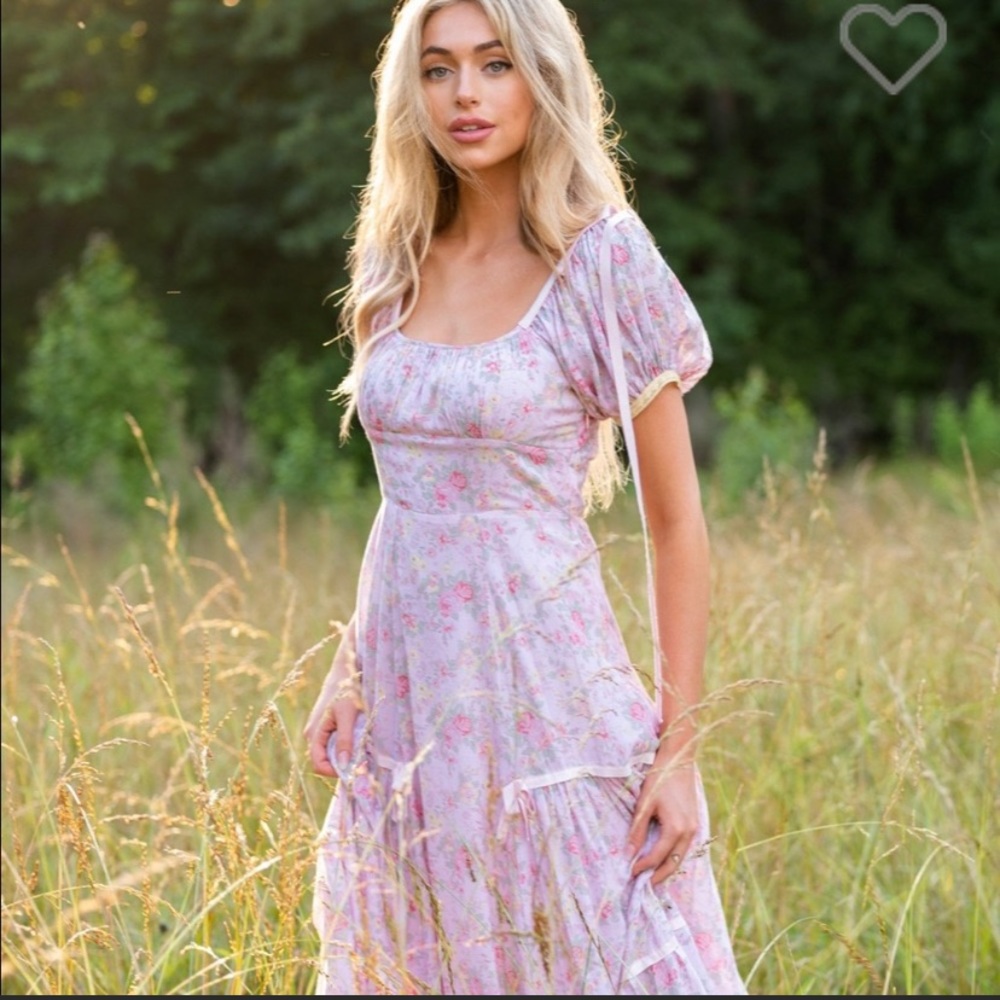Loveshackfancy Jessie Dress Maxi Dress - Tokyo Pink